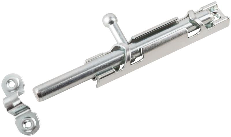 Шпингалет накладной 90мм цинк 66705