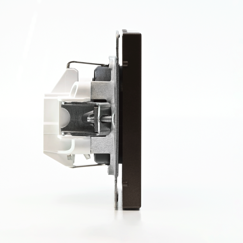 Розетка ArtGallery 16А с заземл. быстрозажим. клем. механизм мокко SE GAL000643S