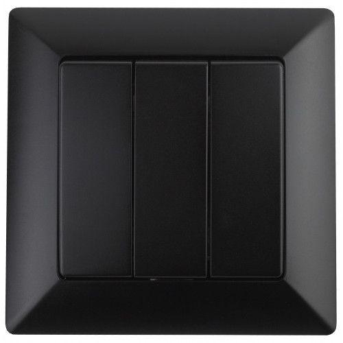 Выключатель 3-кл. СП Solo 4-106-05 10А 250В IP20 антрацит Intro Б0053605