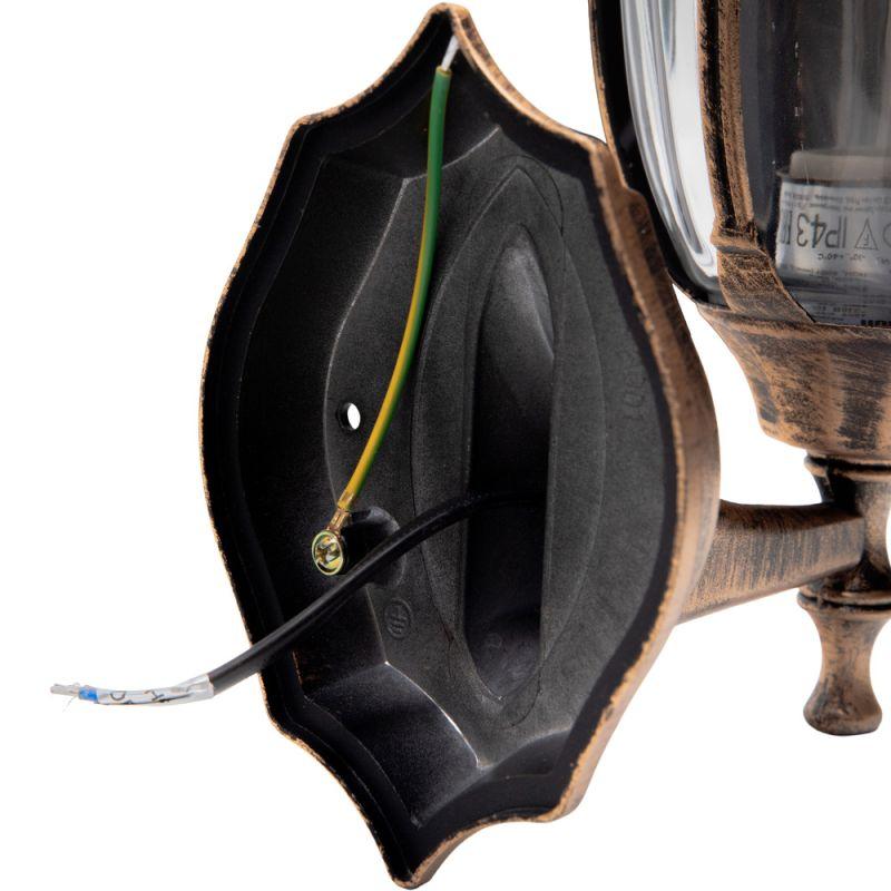 Светильник 4502 (НБУ 60Вт) 60Вт E27 IP43 улично-садовый бронза Camelion 10530