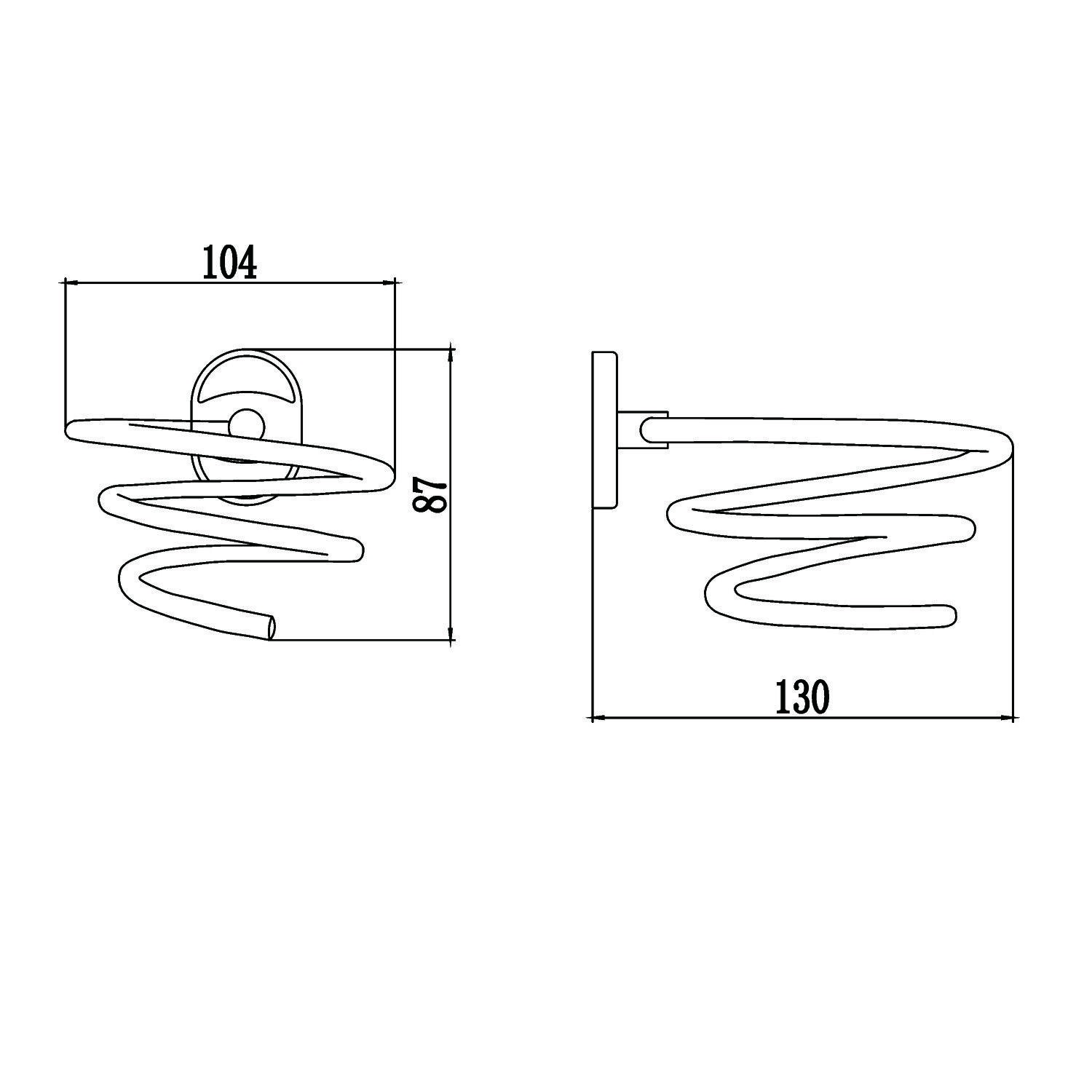 Держатель для фена Savol S-007056, хром