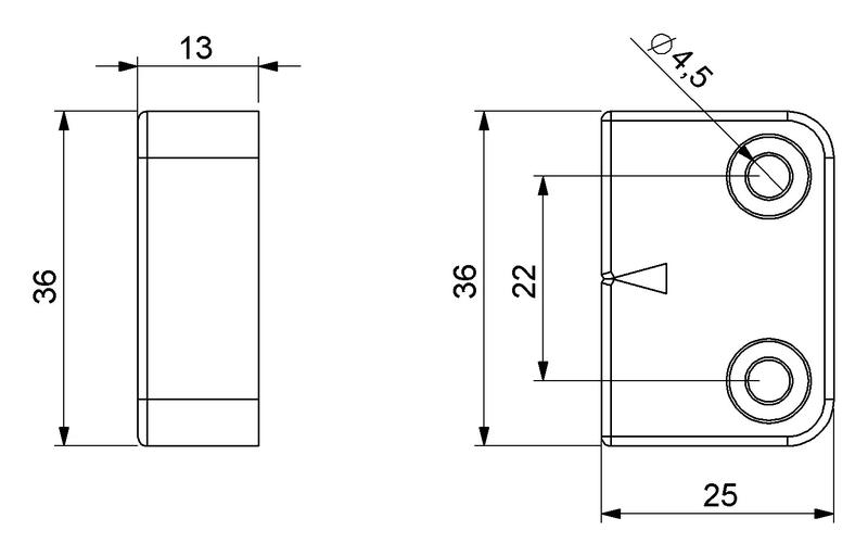 Привод магнитного датчика EMAS SMS15