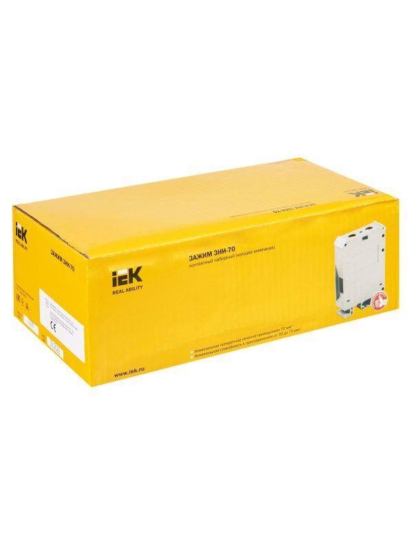 Зажим наборный ЗНИ-70кв.мм (JXB250A) сер. IEK YZN10-070-K03