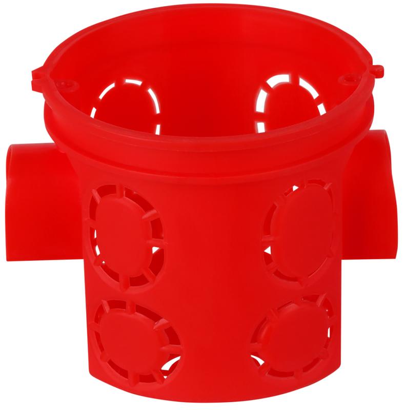 Коробка установочная СП 60х62мм IP30 блочная углублен. красн. Ruvinil 10190