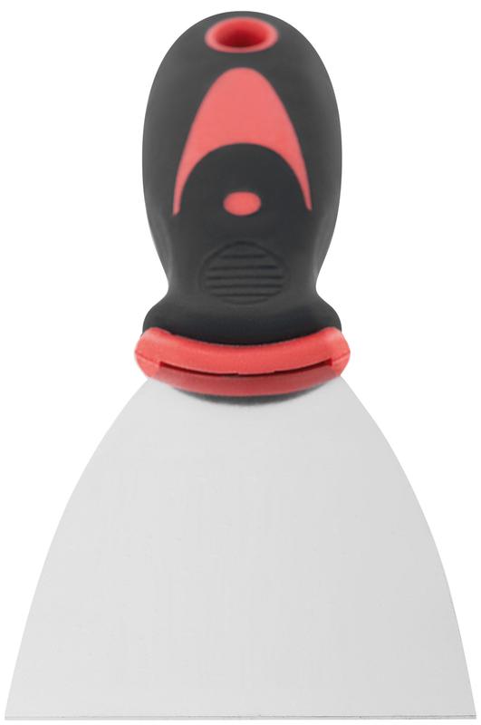 Шпатель 2.5дюйм (63мм) прорезиненная ручка нерж. сталь КУРС 06704