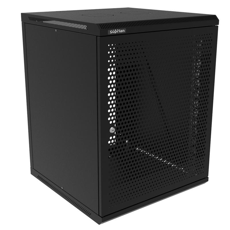 Шкаф телекоммуникационный настенный ТВС-15U-600-600-ПР-9005 SUPRLAN 05-2158-B
