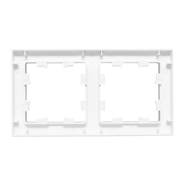 Рамка 2-м Эпика пластик бел. EKF UP1-FPW-02