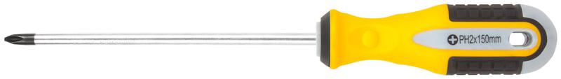 Отвертка "Старт" CrV сталь прорезиненная ручка 6х150мм РН2 FIT 55178