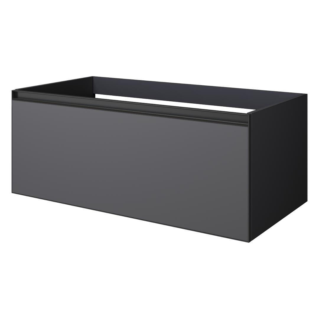 QUATRO 1 100CM тумба ANTHRACITE цвет профиль ANTHRACITE