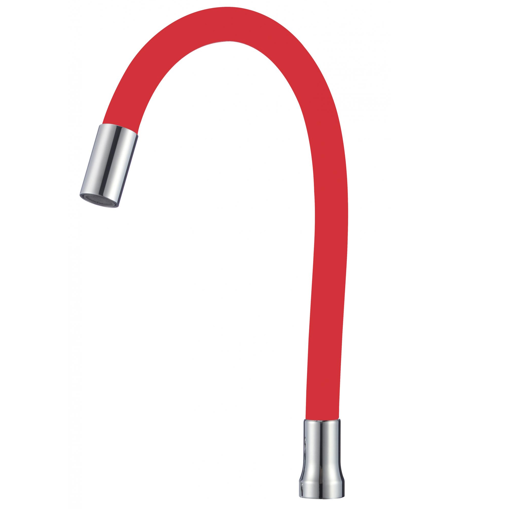 Гибкий излив для кухонного смесителя Savol S-CG03, красный