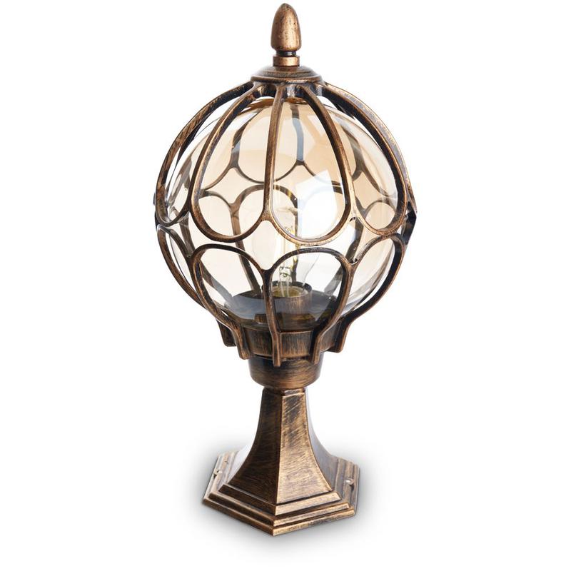 Светильник садово-парковый 60Вт 230В E27 черн. зол. IP44 PL3804 FERON 11365