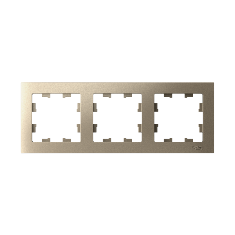 Рамка 3-м AtlasDesign универс. шампань SE ATN000503