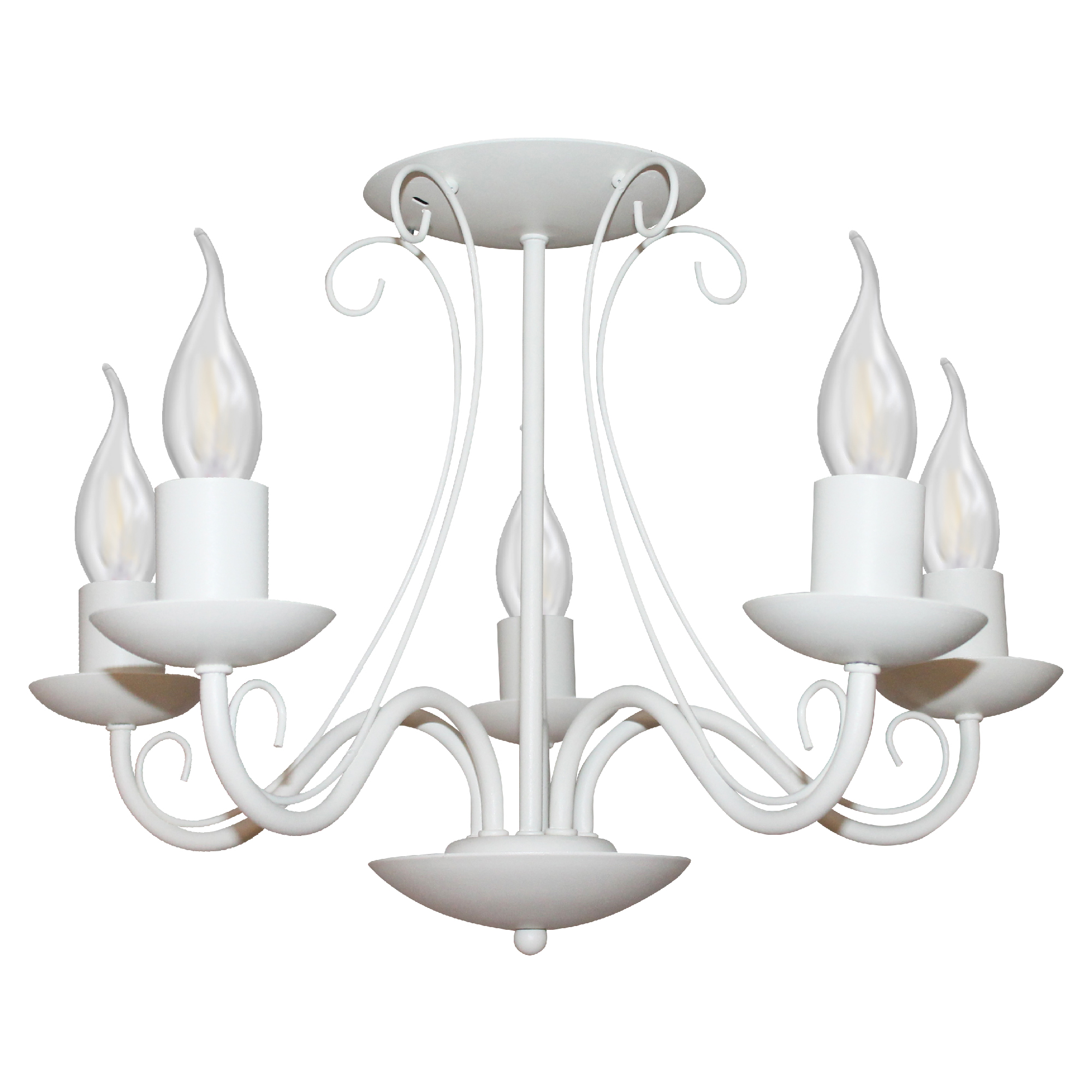 Светильник Классик 151 бел.муар НПБ 01-5х60-141 Е27 ИУ