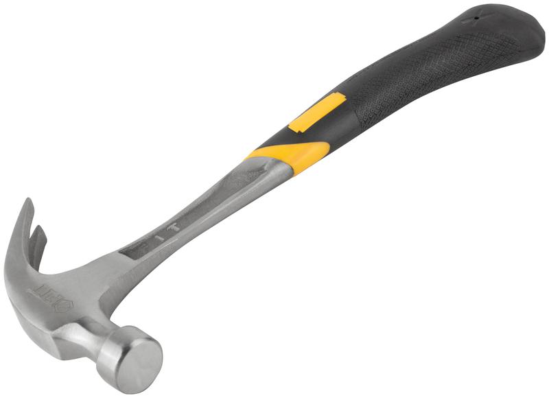 Молоток-гвоздодер Профи 32мм 570г цельнометал. FIT 44792