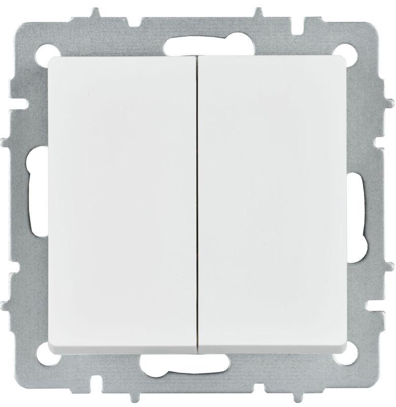 Выключатель перекрестный 2-кл. СП BRITE ВС10-2-3-БрАБ 10А механизм арктич. бел. IEK BR-V23-0-10-K91