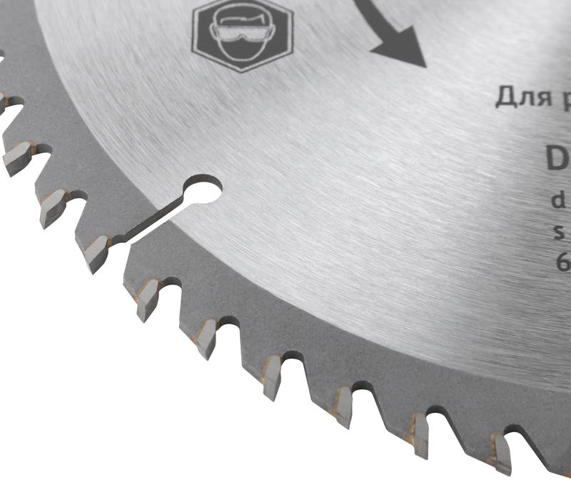 Диск пильный для циркулярных пил по ламинату 190х30/25.4х60T FIT 37777