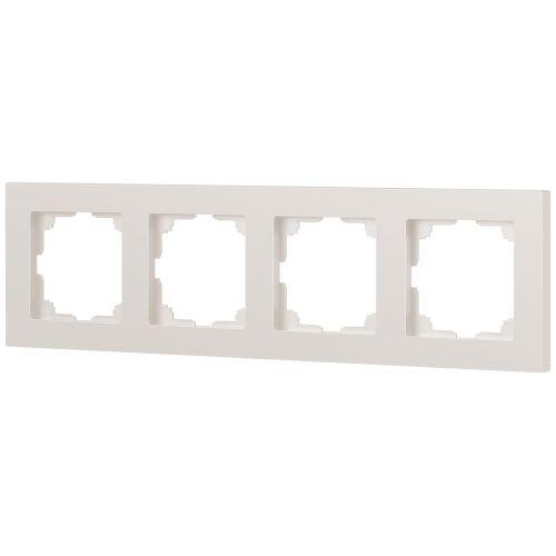 Рамка 4-м СП Accent 6-504-06 перламутр. Intro Б0063719