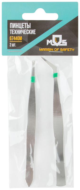 Пинцеты технические (уп.2шт) MOS 67440М