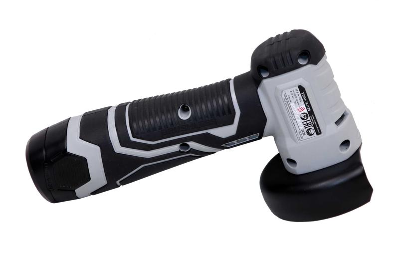 Машина шлифовальная угловая аккумуляторная бесщеточная УШМ-76/12В Li-ion АПИ-Т (картон без аккум. и ЗУ) ИНТЕРСКОЛ 644.0.0.70