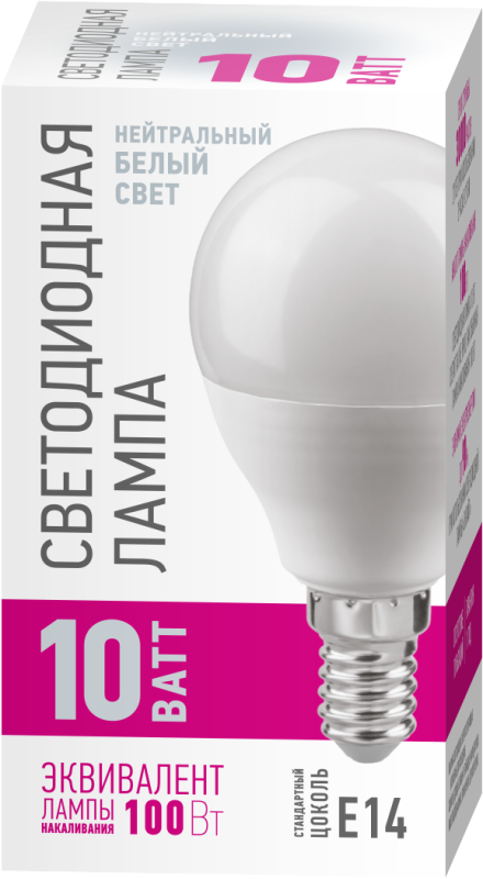 Лампа светодиодная 90 574 OLL-G45-10-230-4K-E14-PROMO ОНЛАЙТ 90574
