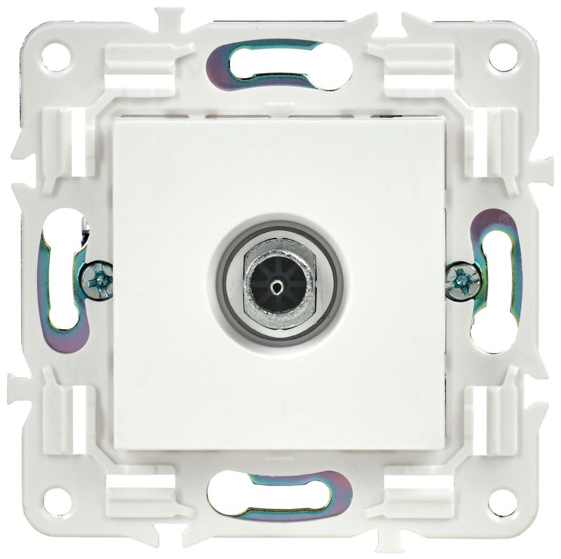 Розетка TV оконечная SKANDY SK-A12W арктич. бел. IEK SK-A10-O-K01