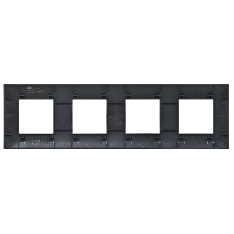 Рамка 4-м SKANDY SK-F04Bl черн. IEK SK-M42-K02