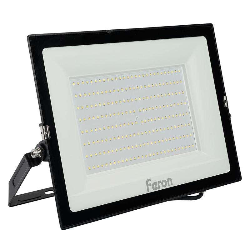 Прожектор светодиодный 2835 SMD 200Вт 6400К IP65 AC220В/50Гц черн. LL-924 FERON 29499
