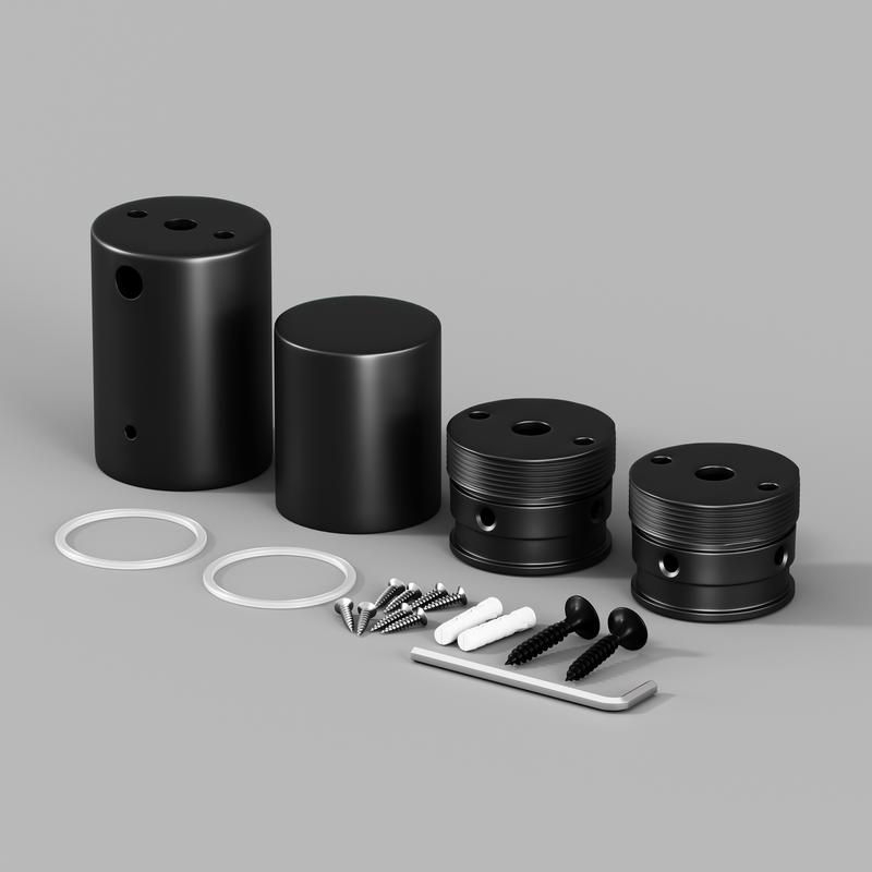 Набор для вертикального накладного монтажа LNM-D25-CS-B Maytoni 20312