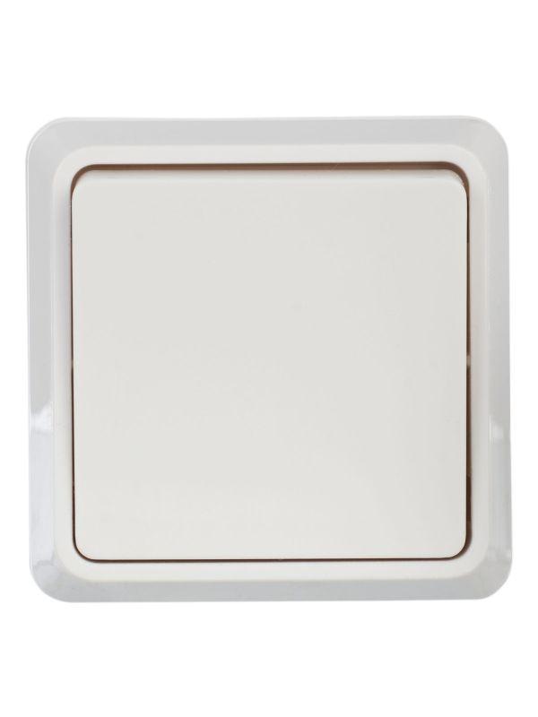 Выключатель 1-кл. ОП Октава 10А IP20 ВС20-1-0-ОБ 250В бел. GENERICA EVO10-K01-10-DC