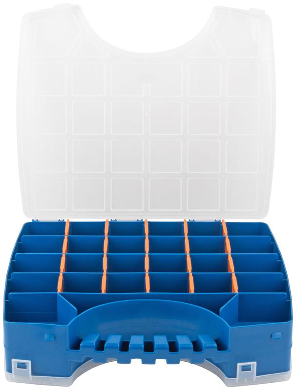 Органайзер двухсторонний 330х275х85мм 56 отделений MOS 65671М