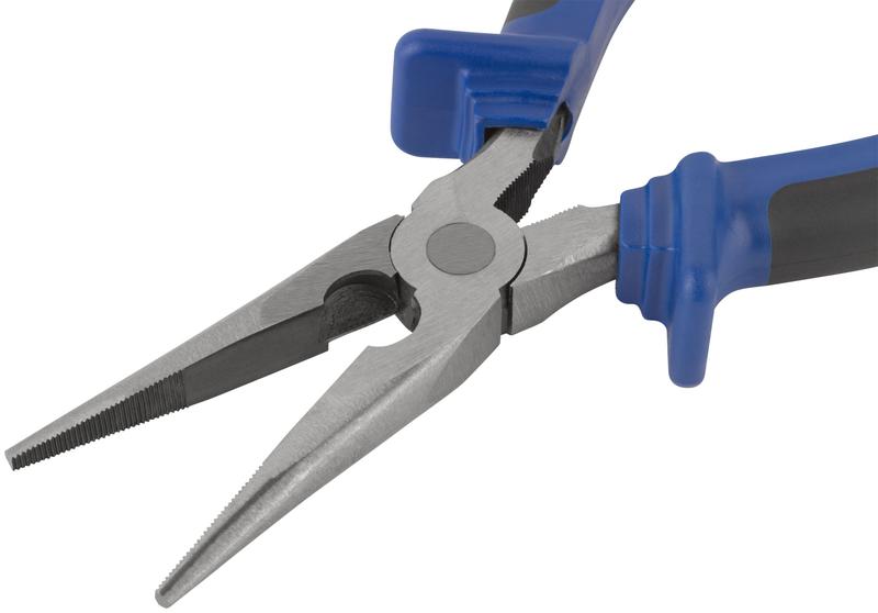 Тонконос "Один" двухцветные обрезиненные ручки полированная сталь 200мм MOS 47477М