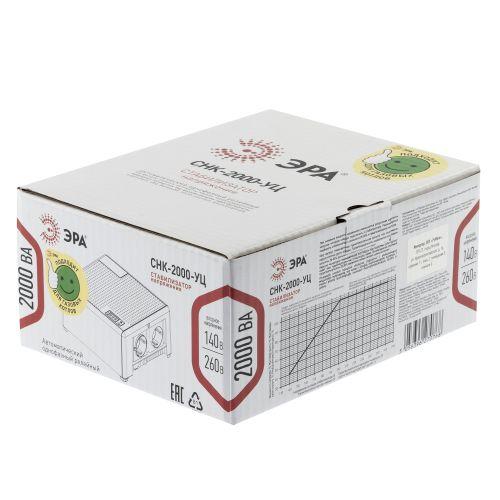 Стабилизатор напряжения СНК-2000-УЦ компакт. 140-260В/220В 2000ВА ЭРА Б0051112