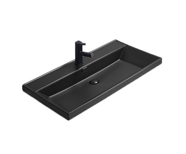 Раковина Gid 5580s 71167 встраиваемая сверху белая 81x46.5x15