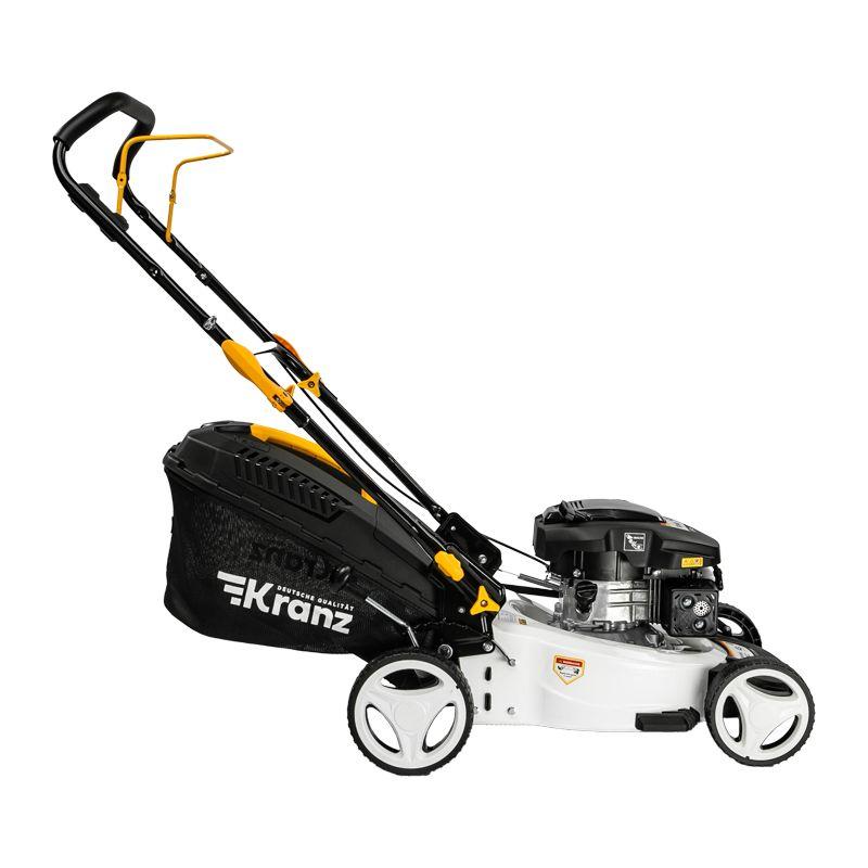 Газонокосилка бензиновая KR-430NSP несамоходная 150куб.см 43см Kranz KR-16-1235