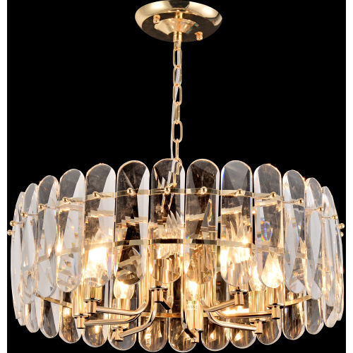 Люстра Janice 1044-308 8хЕ14 40Вт хрусталь Rivoli Б0061210