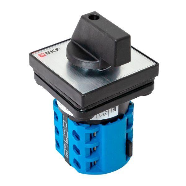 Переключатель кулачковый ПК-1-102 2п 10А "0-1-2-3" IP65 EKF pk-1-102-10-65