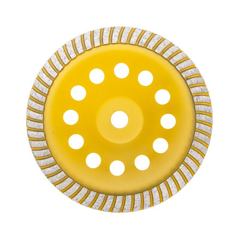 Чашка алмазная шлифовальная Turbo 230х22.2мм KRANZ KR-90-0257