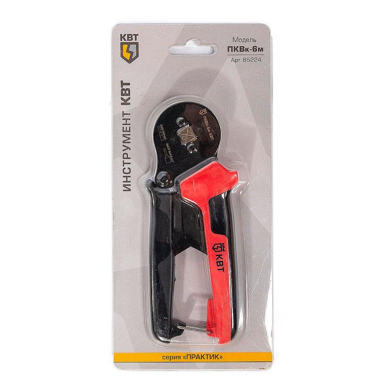 Пресс-клещи ПКВк-6м "Практик" (комплект) КВТ 85224