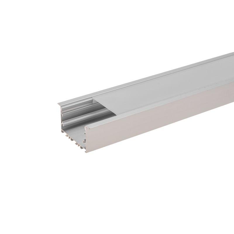 Комплект врезного алюм. профиля с рассеив. 62х32мм 1м Rexant 146-404-1