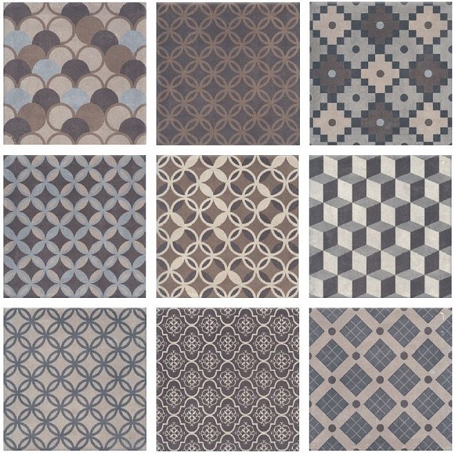 Керамогранит Карнаби-стрит орнамент 20х20, SG1577N