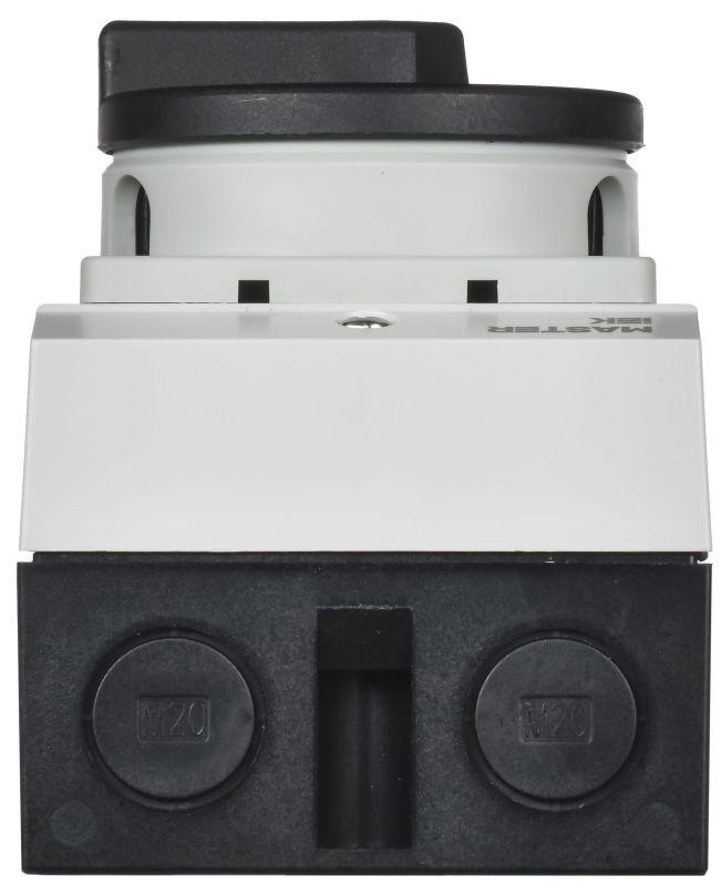 Переключатель кулачковый 10А (сх. 90) в боксе закрытая рукоятка IEK MI-CS21-010-090