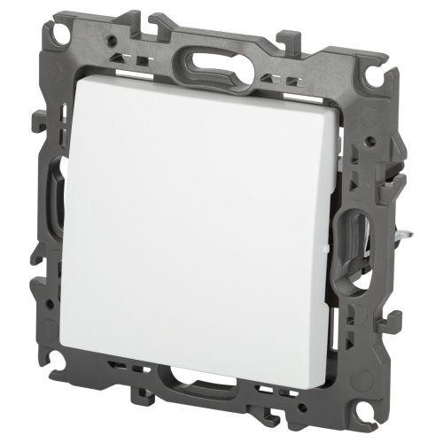 Выключатель 1-кл. Эра12 12-1101-01М 10А IP20 250В 10AX механизм бел. матов. Эра Б0065666