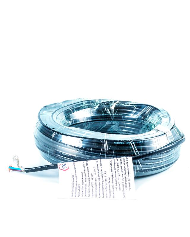 Секция нагревательного резистивного двухжил. кабеля 30Вт/м 1710Вт (площадки/кровли/трубы) термопласт (дл.57м) Extherm SNOW/2p 1710/30