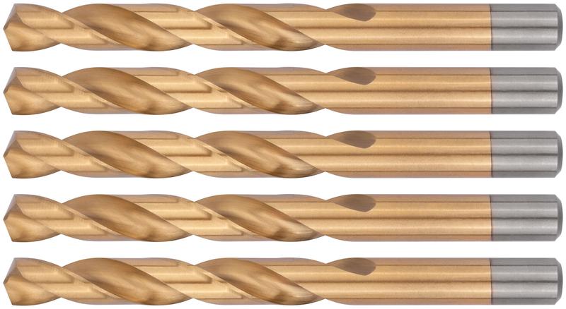 Сверло HSS по металлу титановое покрытие 13.0мм (уп.5шт) FIT 34203