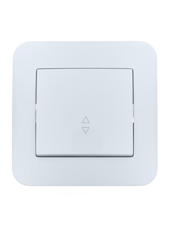 Переключатель проходной 1-кл. 1п СП ASTI 10А IP20 в сборе бел. LEZARD 7081-0202-105