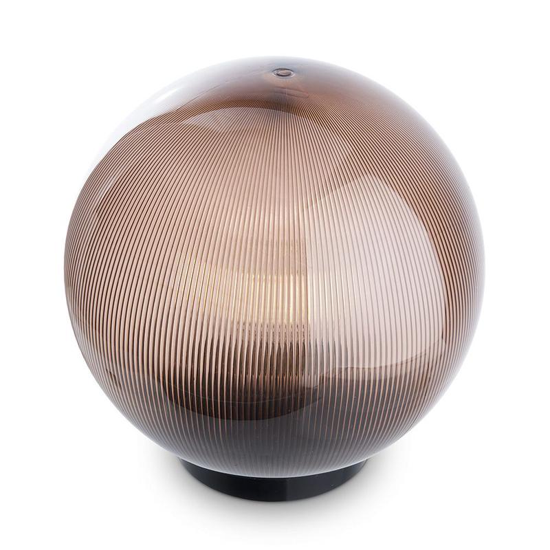 Светильник садово-парковый ПМАА 230В E27 d=250мм призма дымчатый НТУ 02-60-255 11568 (на столб) FERON 11568