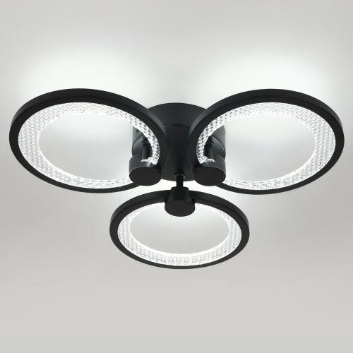 Светильник светодиодный Odry CLL-1-46-RC BK 46Вт 3000К-6000К 405х375х100 с пультом ДУ черн. Эра Б0069750