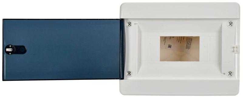 Корпус ЩРН-П-8 UNION Compact IP41 черн. прозр. дверь пластик. IEK UIC-KP12-N-08-41-K01