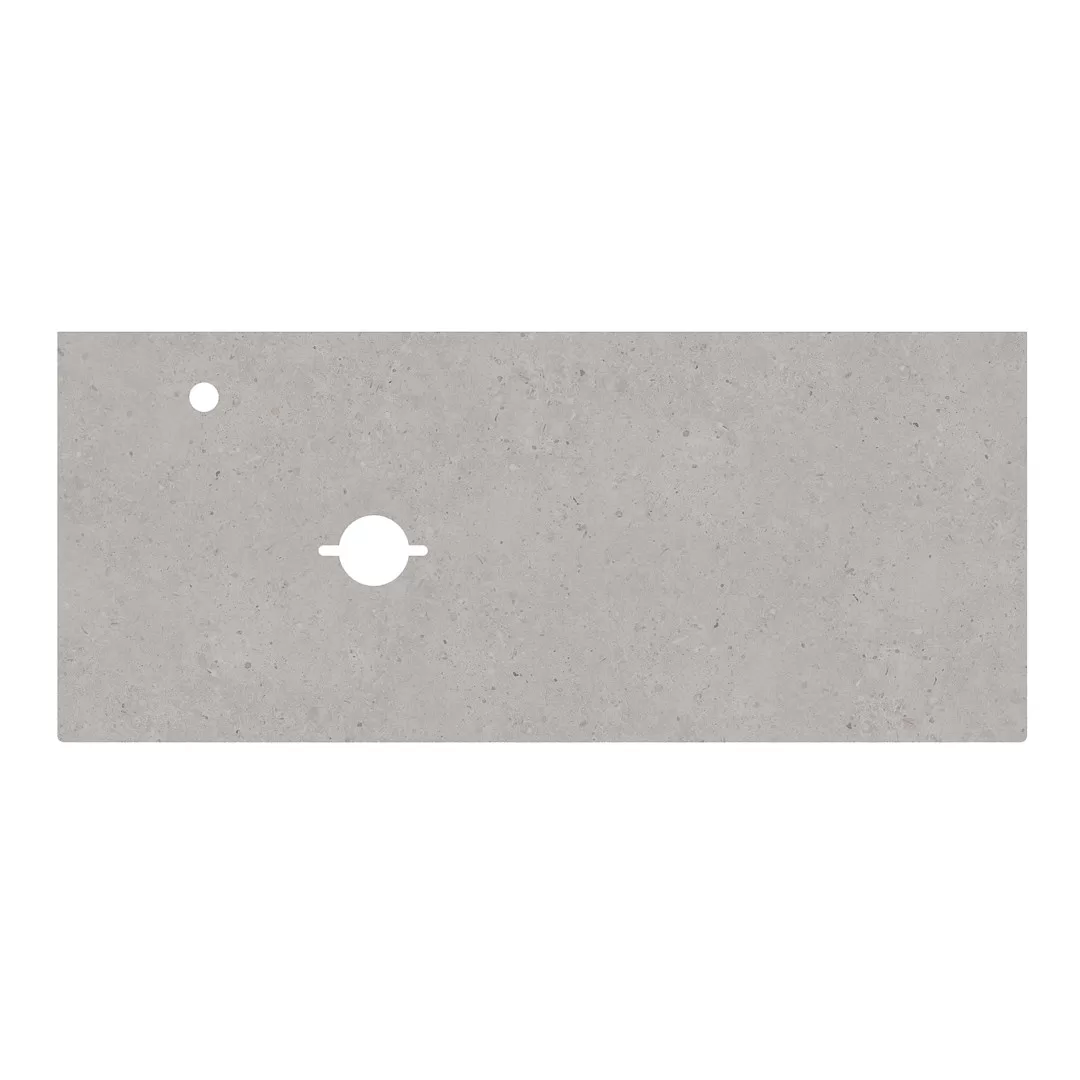 Спец. изделие декоративное для накладных раковин SAFI Риккарди 120 см, серый светлый матовый