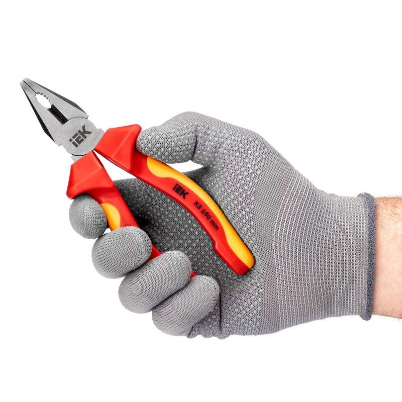 Пассатижи диэлектрические 160мм K3 ARMA2L 3 IEK A2L3-PL20-K3-160